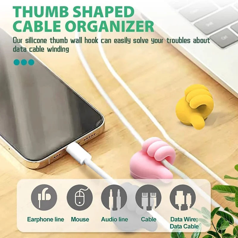 10 pcs Thumb Wall Hook Adhesive Multifunctional