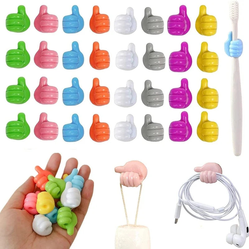 10 pcs Thumb Wall Hook Adhesive Multifunctional