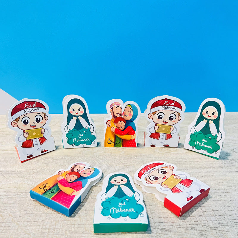 Eid Mubarak Eidi Money Holder Cards – Pack of 10