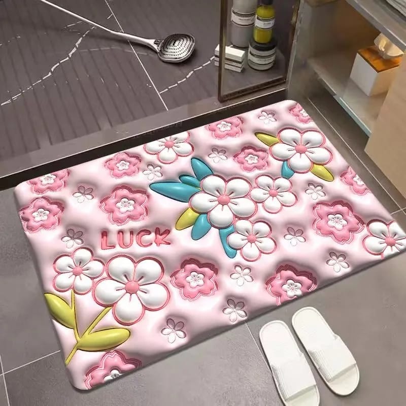 3D VISUAL ANTI-SLIP ABSORBENT MAT