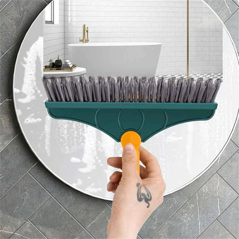 2 In 1 Floor Scrub Brush Rotating With Long Handle