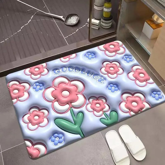 3D VISUAL ANTI-SLIP ABSORBENT MAT