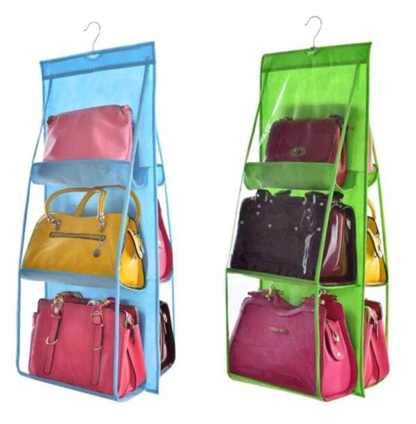 6 POCKET HANGING BAG ORGANIZER