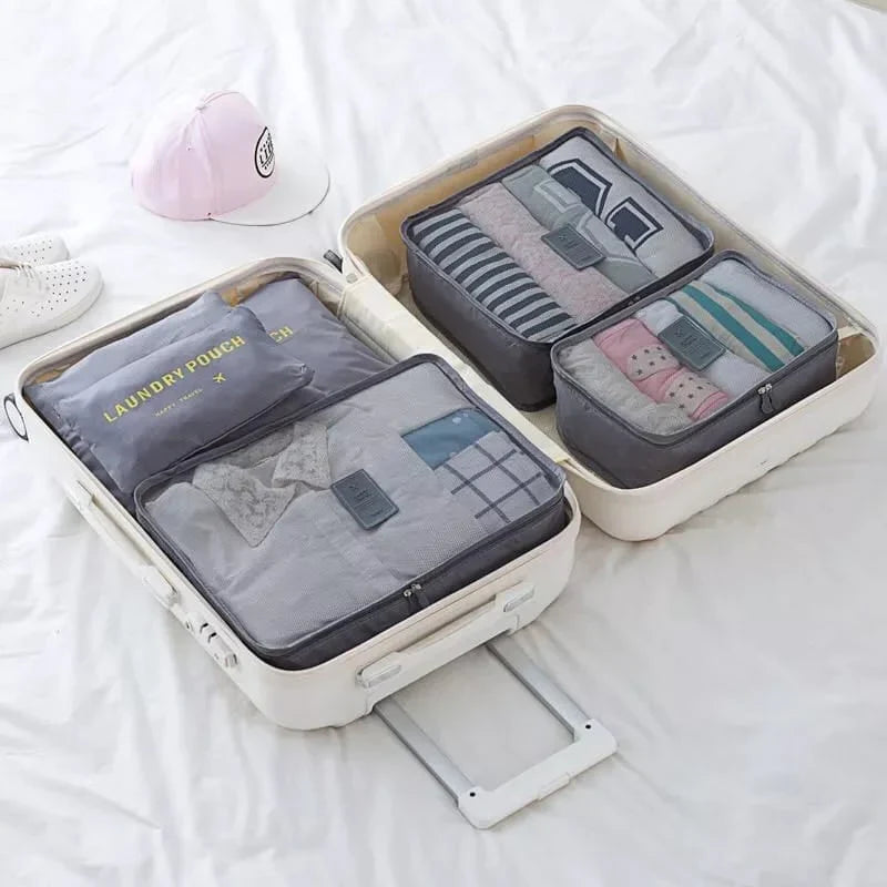 6 PCS TRAVEL PACKING ORGANIZER