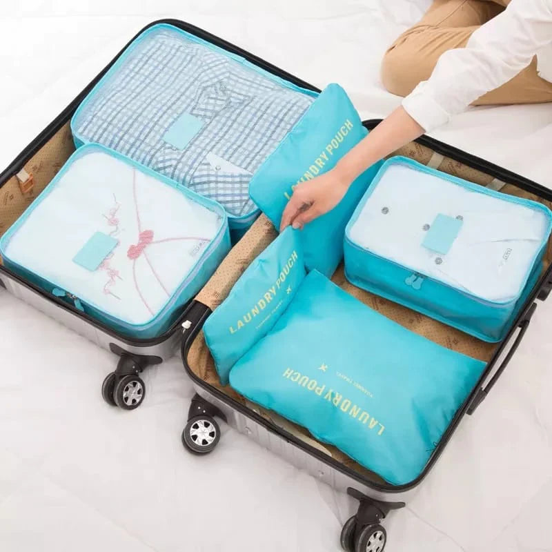 6 PCS TRAVEL PACKING ORGANIZER