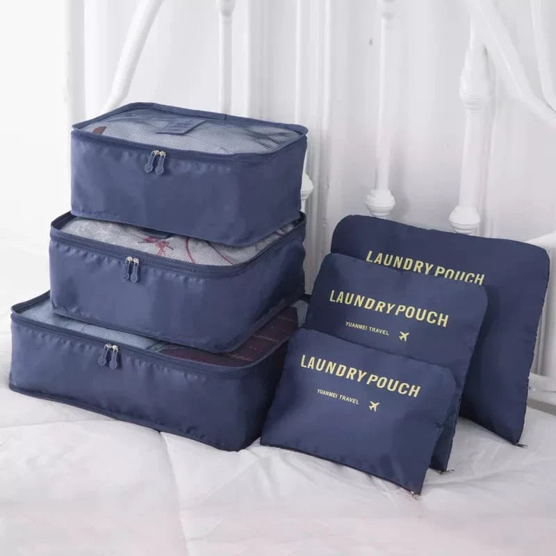 6 PCS TRAVEL PACKING ORGANIZER