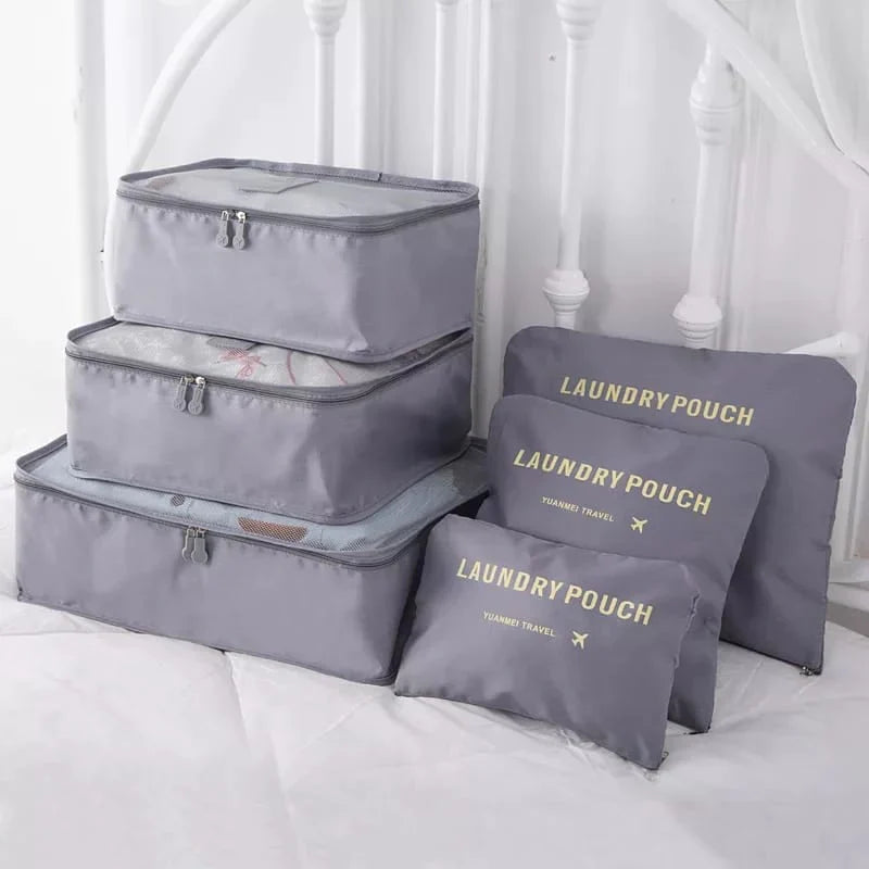 6 PCS TRAVEL PACKING ORGANIZER