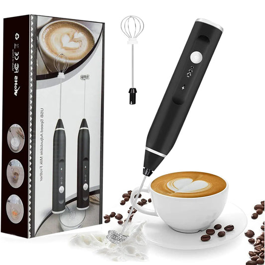 2 in 1 coffee egg beater rechargebale