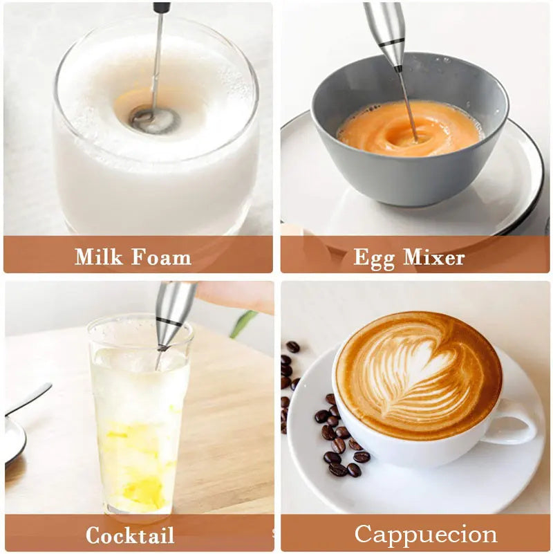 2 in 1 coffee egg beater rechargebale