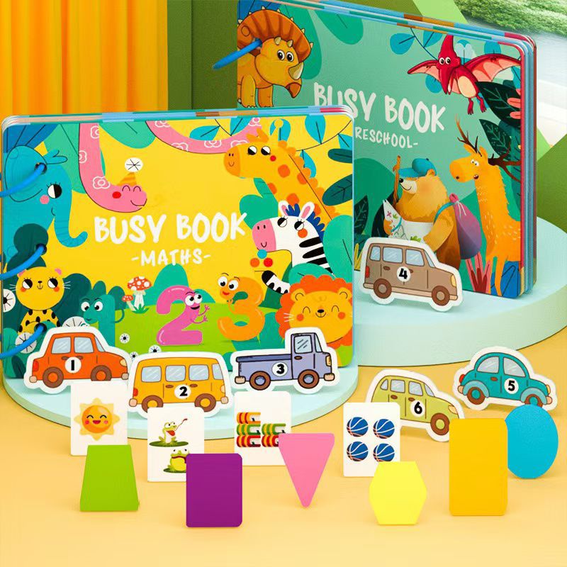 Busy Book for Toddlers Montessori Early Learning Book