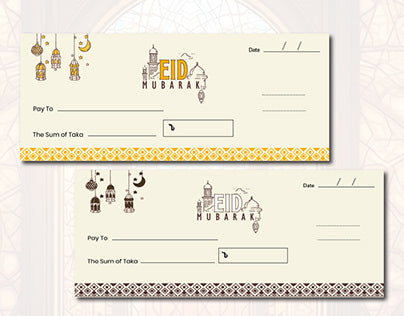 Premium Eidi Cheque Book for Kids – 10 Cheques