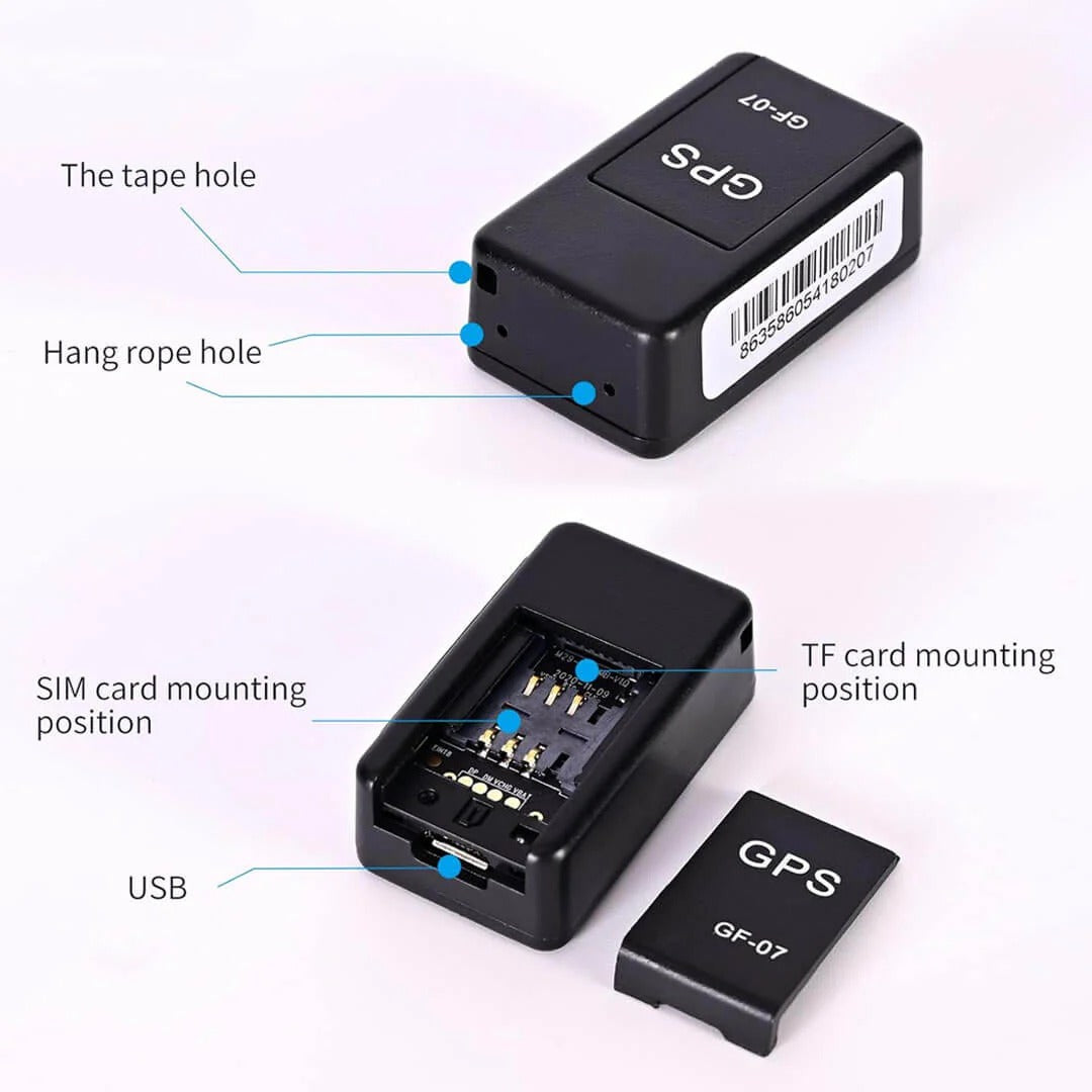 Mini GPS Tracker GF-07 – Real-Time Tracking Device with Magnetic Hidden Design