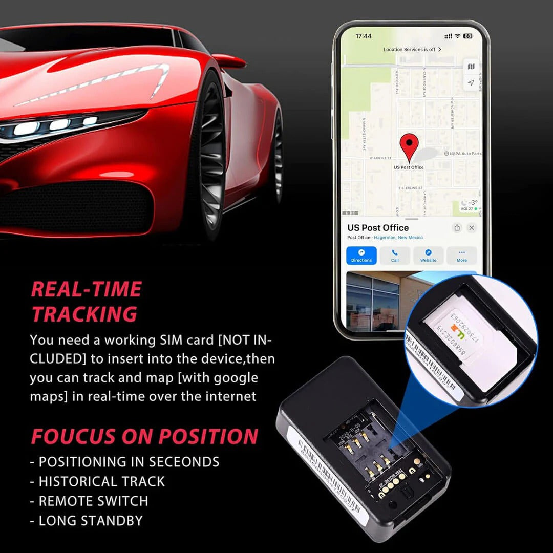 Mini GPS Tracker GF-07 – Real-Time Tracking Device with Magnetic Hidden Design