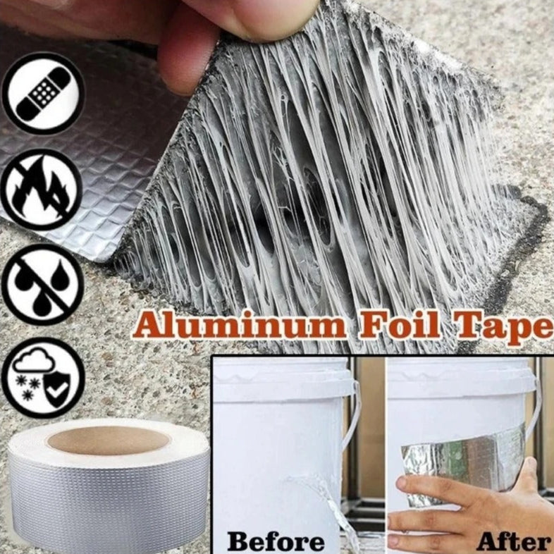 Water Leakage Sealing Tape – Super Strong Aluminum Foil Tape (5 Meter)